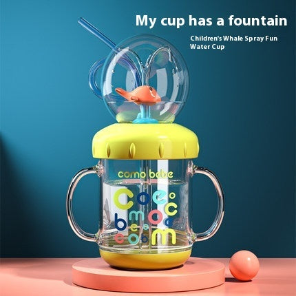 Kid's whale spout water bottle