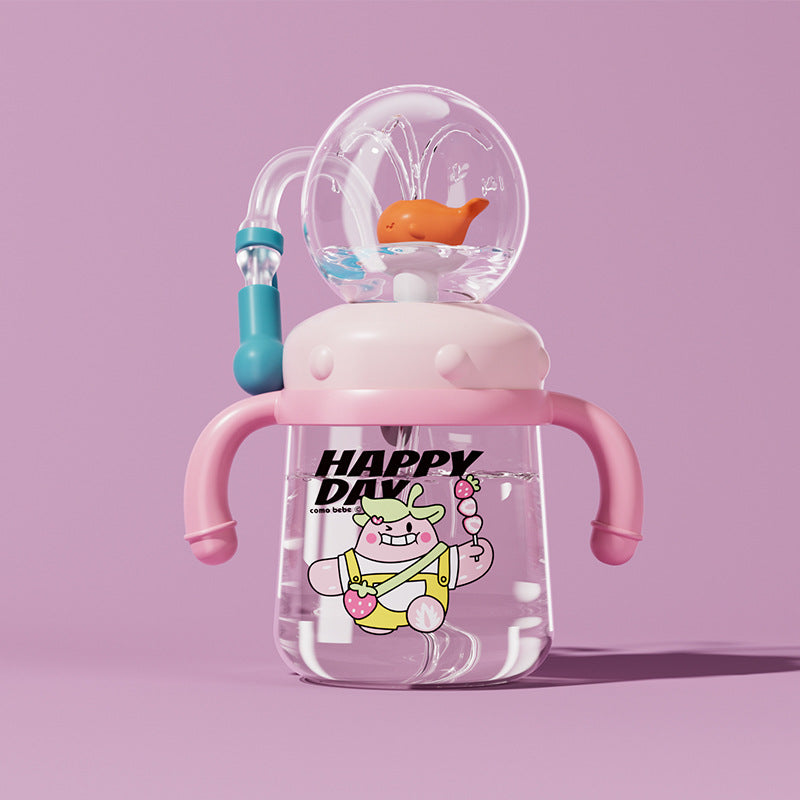 Kid's whale spout water bottle